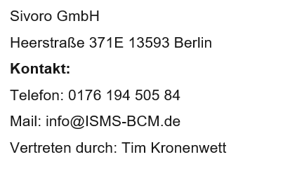 Datenschutzrichtlinien 1 isms 1